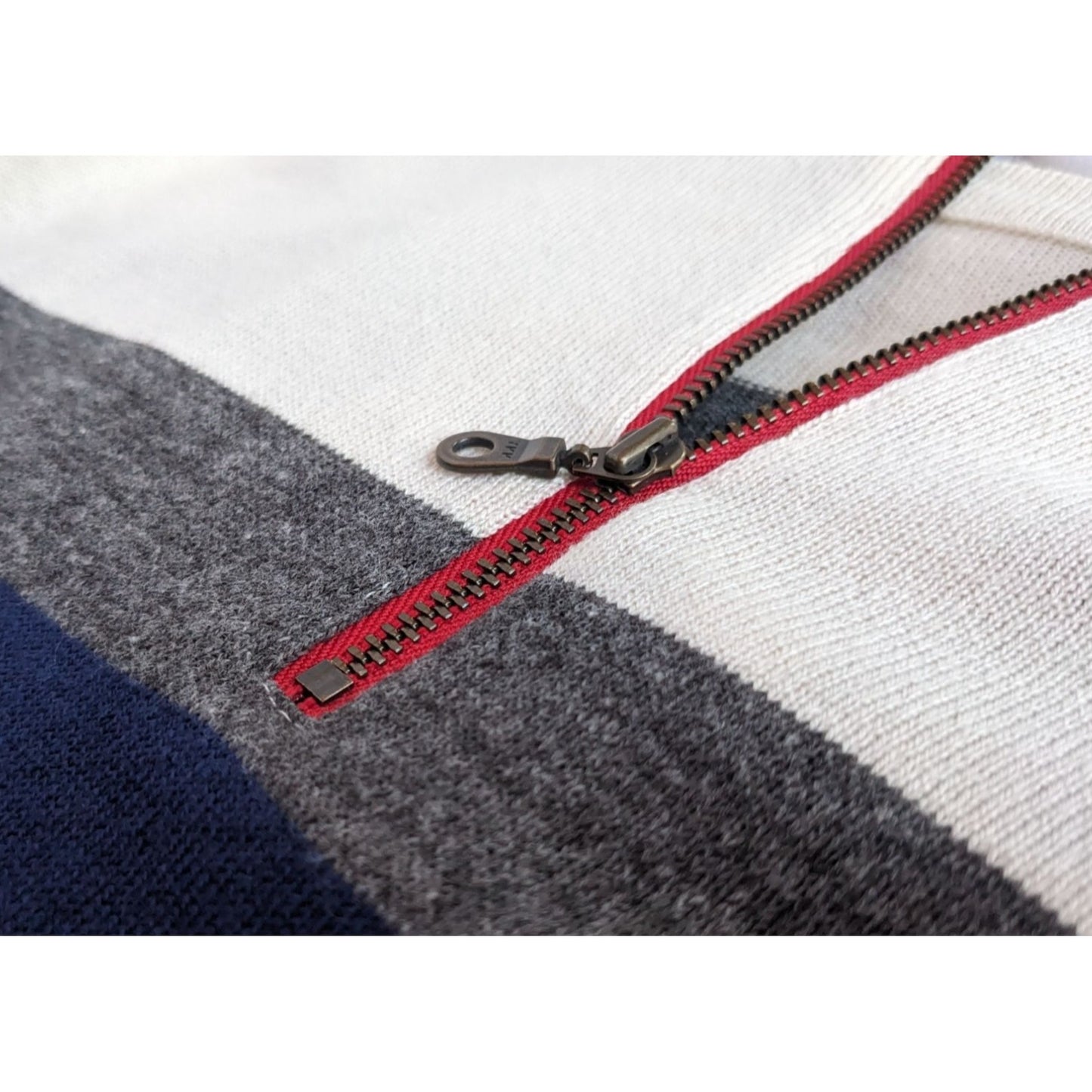 HATLEY Blue & Gray Colorblock Sweater Long Sleeve Dress Preppy Ease Size XS