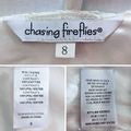 CHASING FIREFLIES Flower Cottage Ivory Tiered Patchwork Lace Maxi Dress Size 8