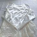 CHASING FIREFLIES Flower Cottage Ivory Tiered Patchwork Lace Maxi Dress Size 8