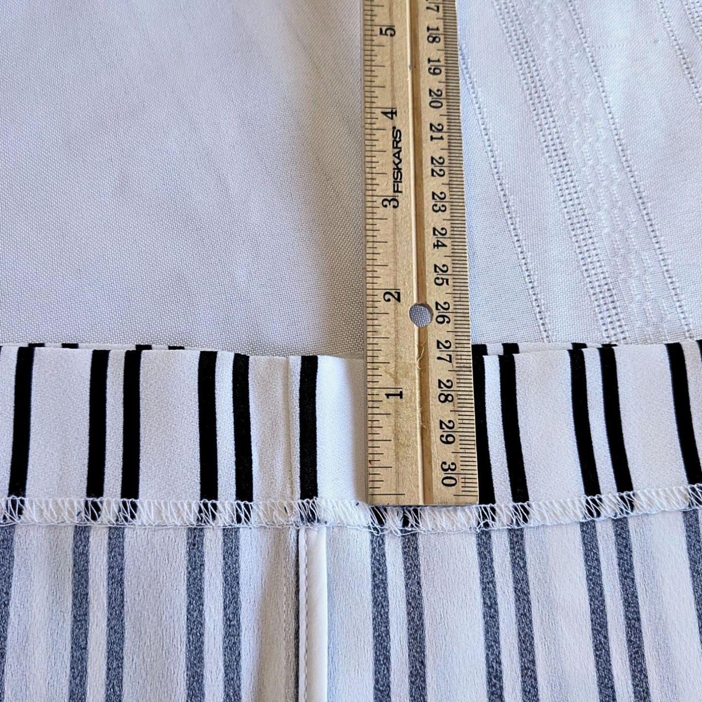 NWT BANANA REPUBLIC White & Black Chevron Wide-Leg Belted Cropped Jumpsuit Sz 8