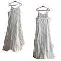 CHASING FIREFLIES Flower Cottage Ivory Tiered Patchwork Lace Maxi Dress Size 8