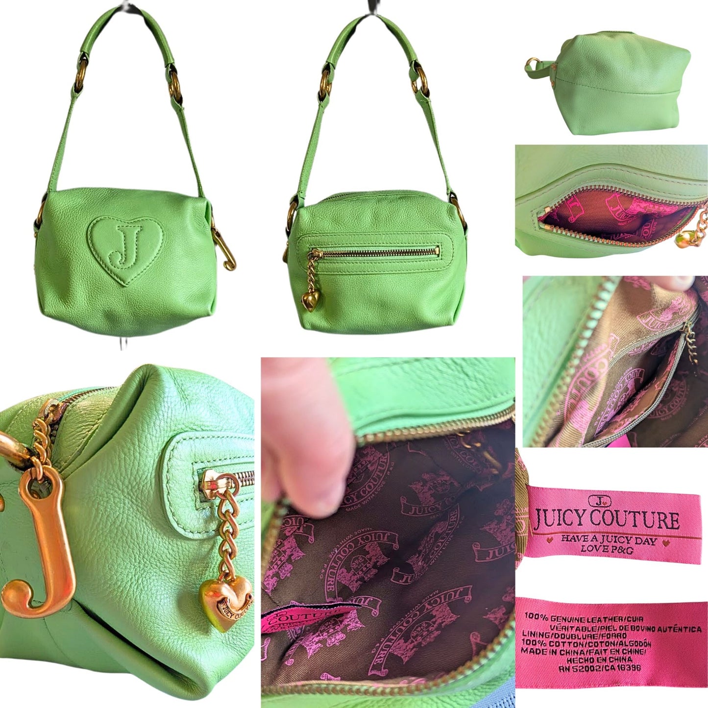 Vtg Y2K JUICY COUTURE Be Juicy Superfan Mix & Match 5pc Tracksuit Set + Bag Sz M