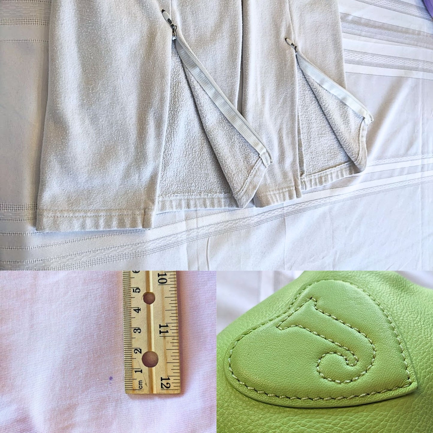 Vtg Y2K JUICY COUTURE Be Juicy Superfan Mix & Match 5pc Tracksuit Set + Bag Sz M