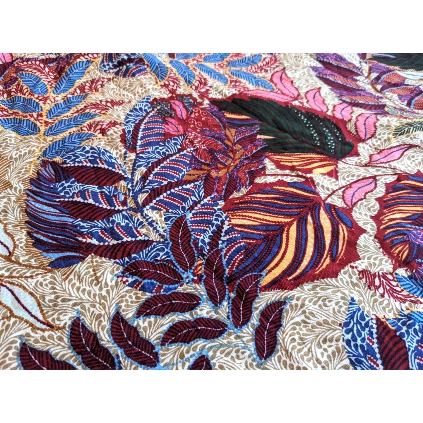 NWT WESTPORT Floral Hawaiian Palm Skirt Tropical Flowy Side Tie Size 1X