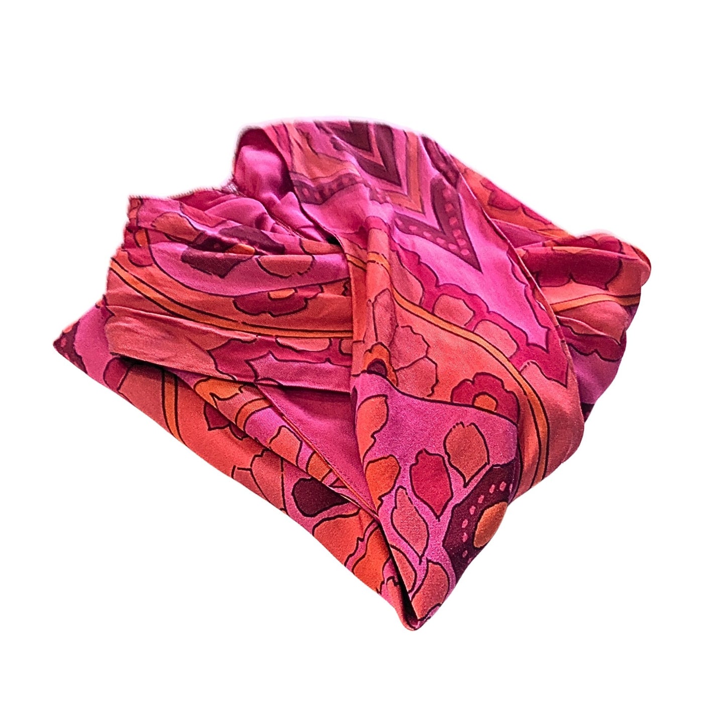 NWT FIFTEEN TWENTY Pink Ivy Satin Atroni Floral Mini Dress Size S