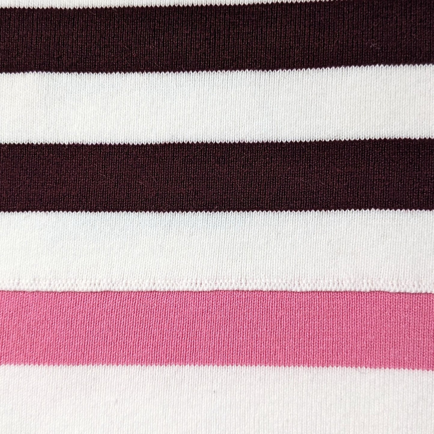 MONSE Maroon Pink Striped Knit Fit & Flare Rare Sample Midi Sweater Dress Size S