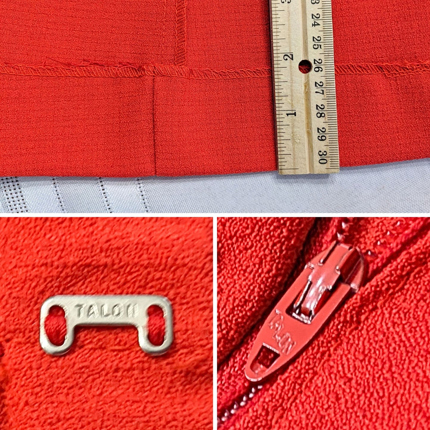 NWT Mint Vtg 1976 HERBERT LEVY SPORT Plus Size Tomato Red 2pc Leisure Suit Sz 3X