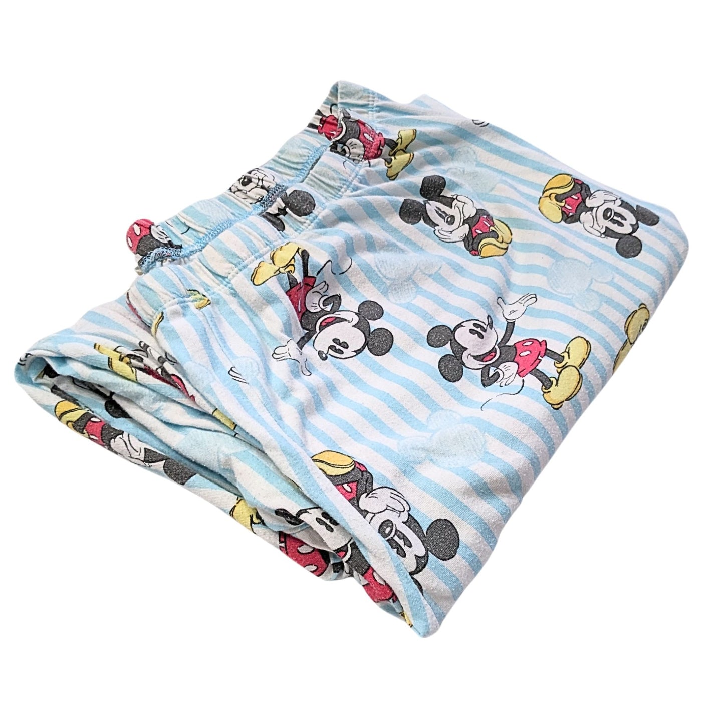 DISNEY MICKEY MOUSE Awning Stripe Cropped Pajama Pants Size 3X (22W-24W)