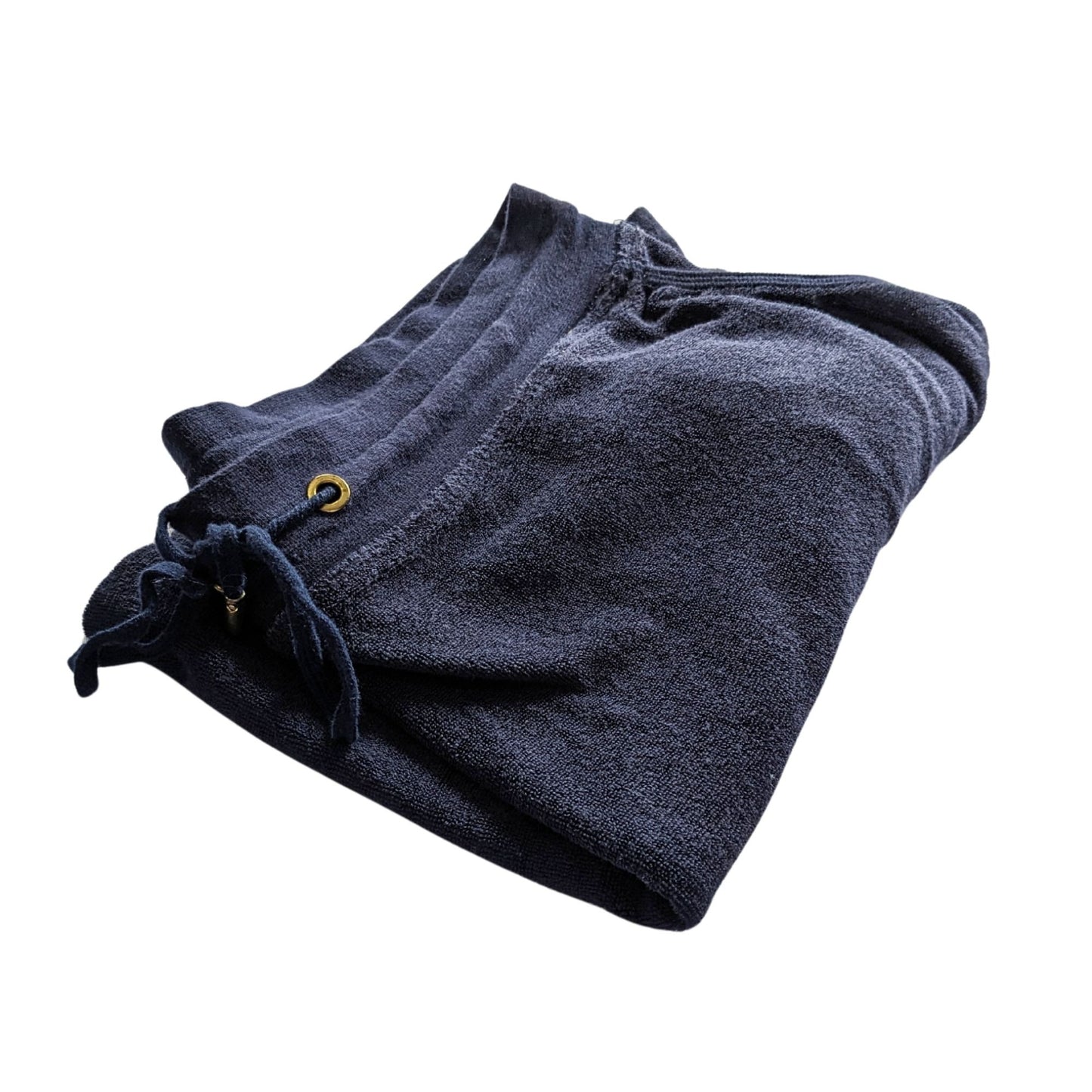 Vintage Y2K RALPH LAUREN Navy Terry Tracksuit Skirt & Cover-up w/ Pockets Sz XL