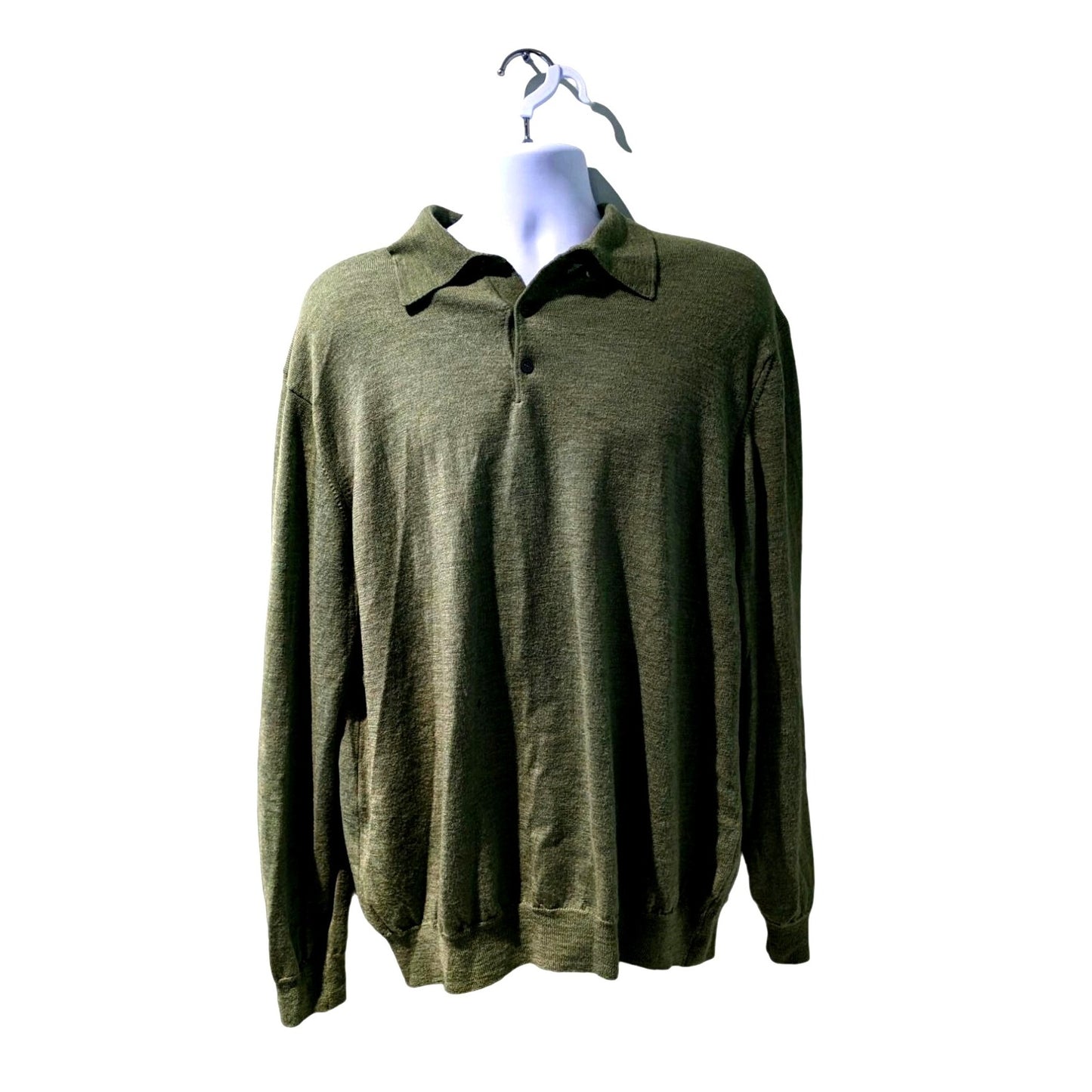 NEIMAN MARCUS 100% Extrafine Merino Wool Sweater Made in Italy Size XXL