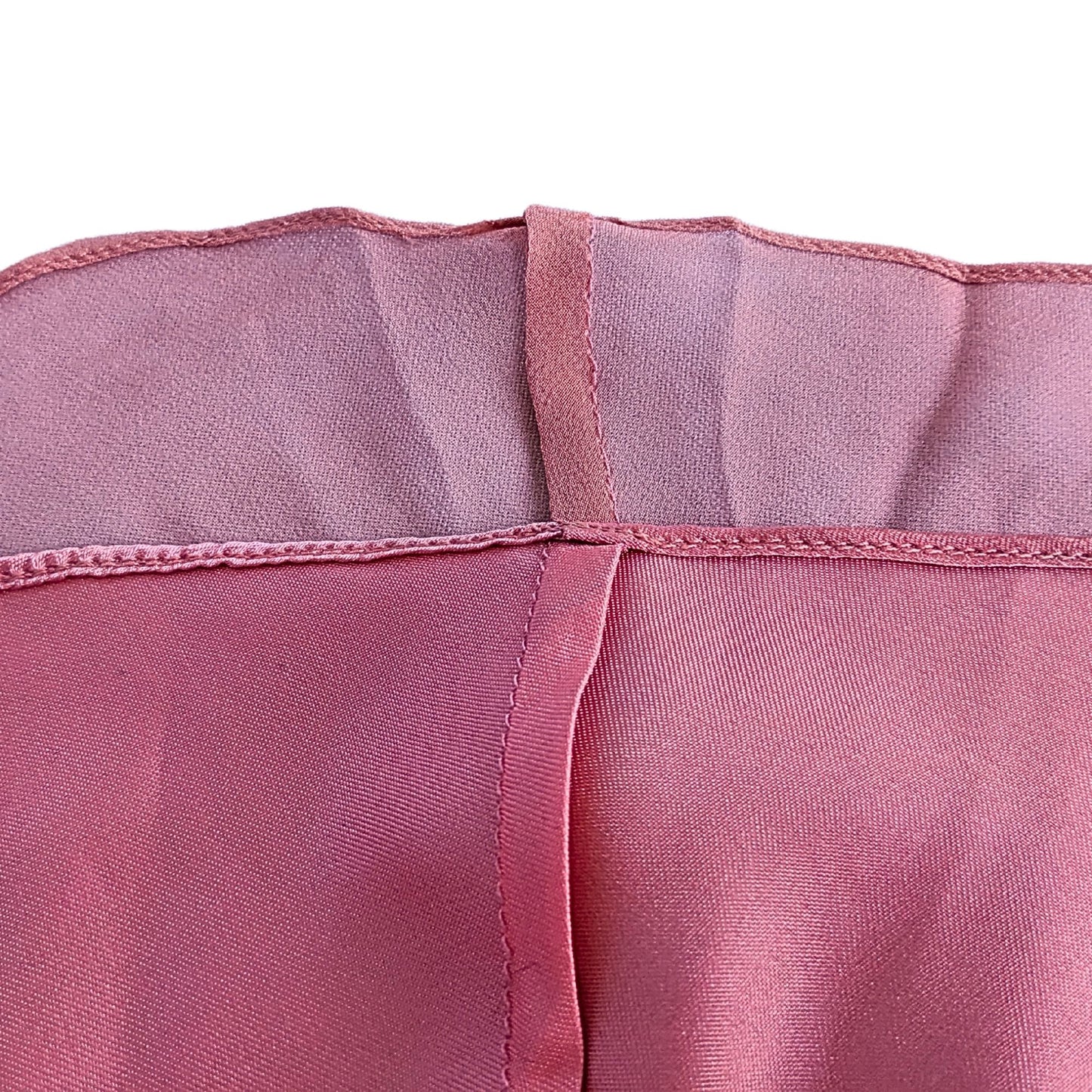 TERANI 100% Silk Coral Sand Mermaid Asymmetric Sequin Pageant/Prom Gown Size 6