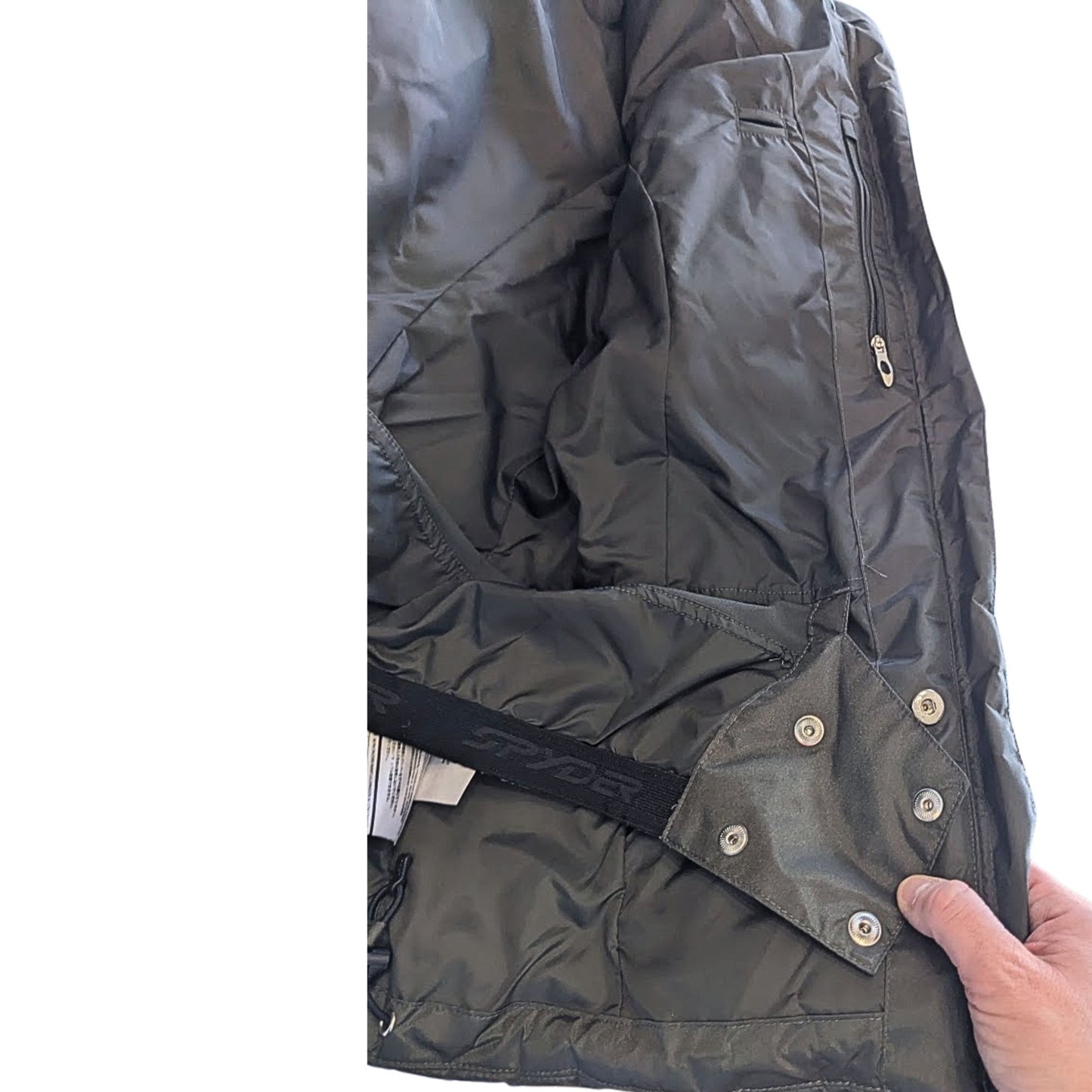 SPYDER Green Alia Thinsulate Mock Neck 10k/10k Puffer Ski Jacket 144104 Size 8