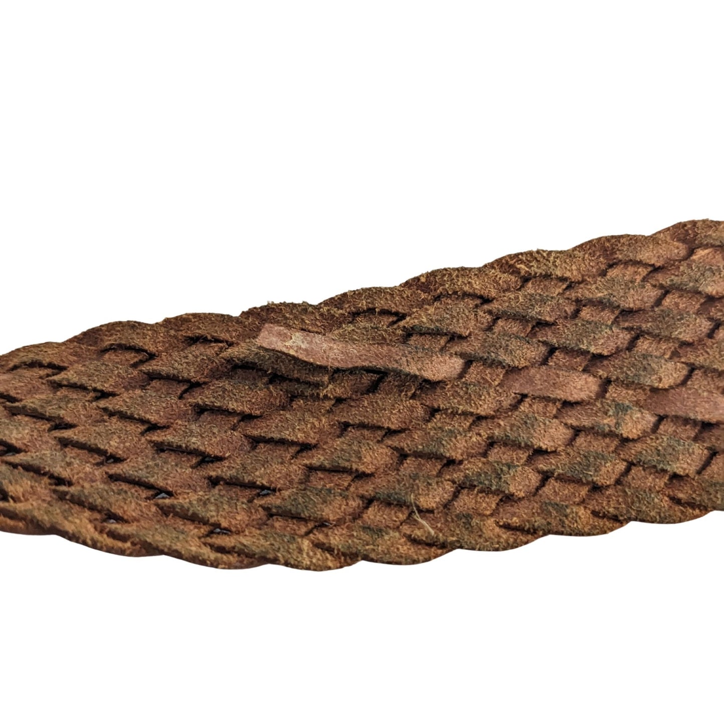 Vintage Y2K MICHAEL KORS Brown Woven Belt Gold Buckle