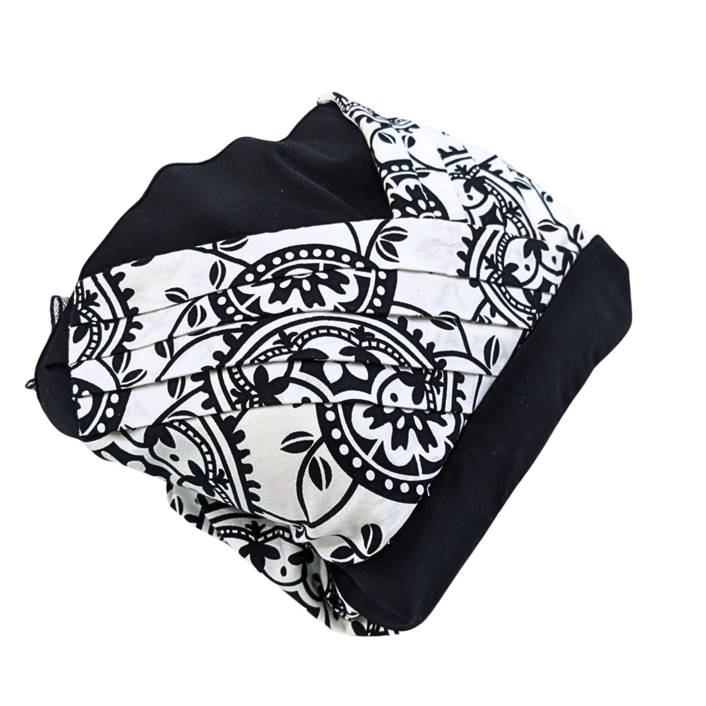 Vintage Y2K SPEECHLESS Black & White Suzani Print Fit & Flare Mini Dress Size 5