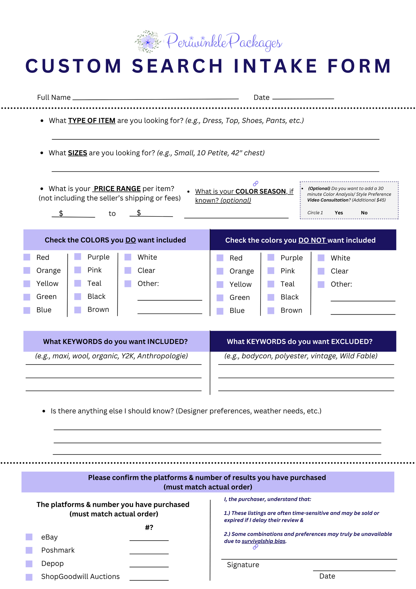 Advanced Search Filtering for Resale Databases