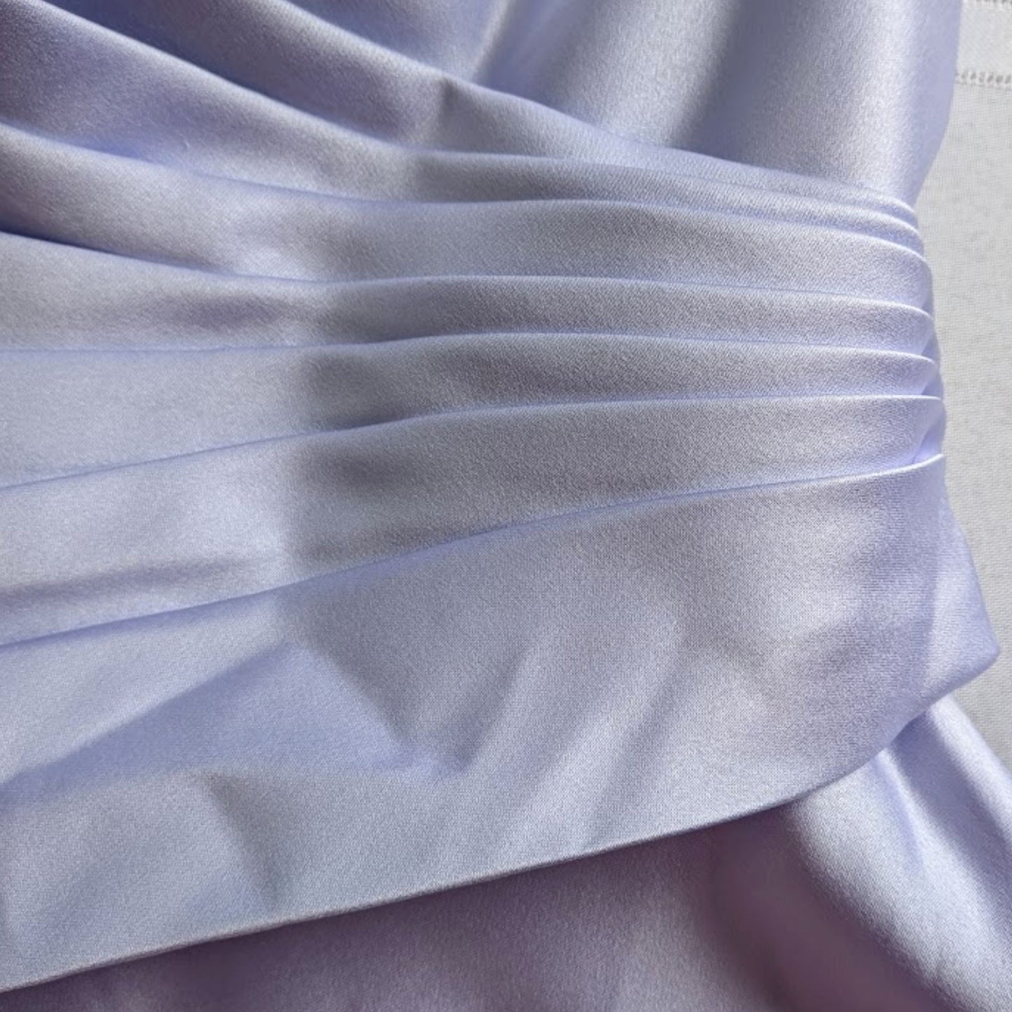 NWT LanTing Icy Periwinkle LS A-Line Surplice Wrape Midi Dress Size 16