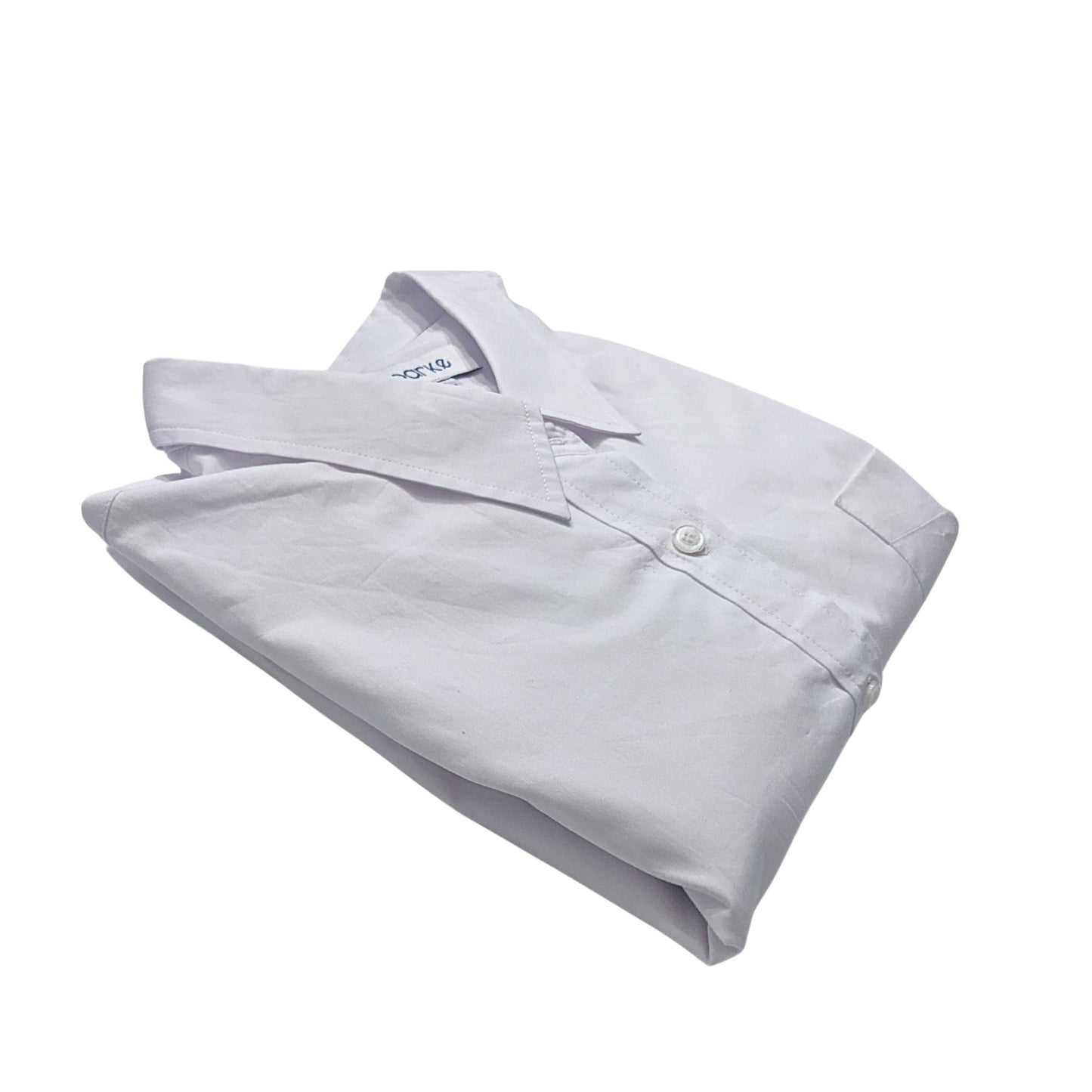 NWOT PARKE White Bubble Down Cropped Blouson Poplin Shirt Boho Normcore Size L