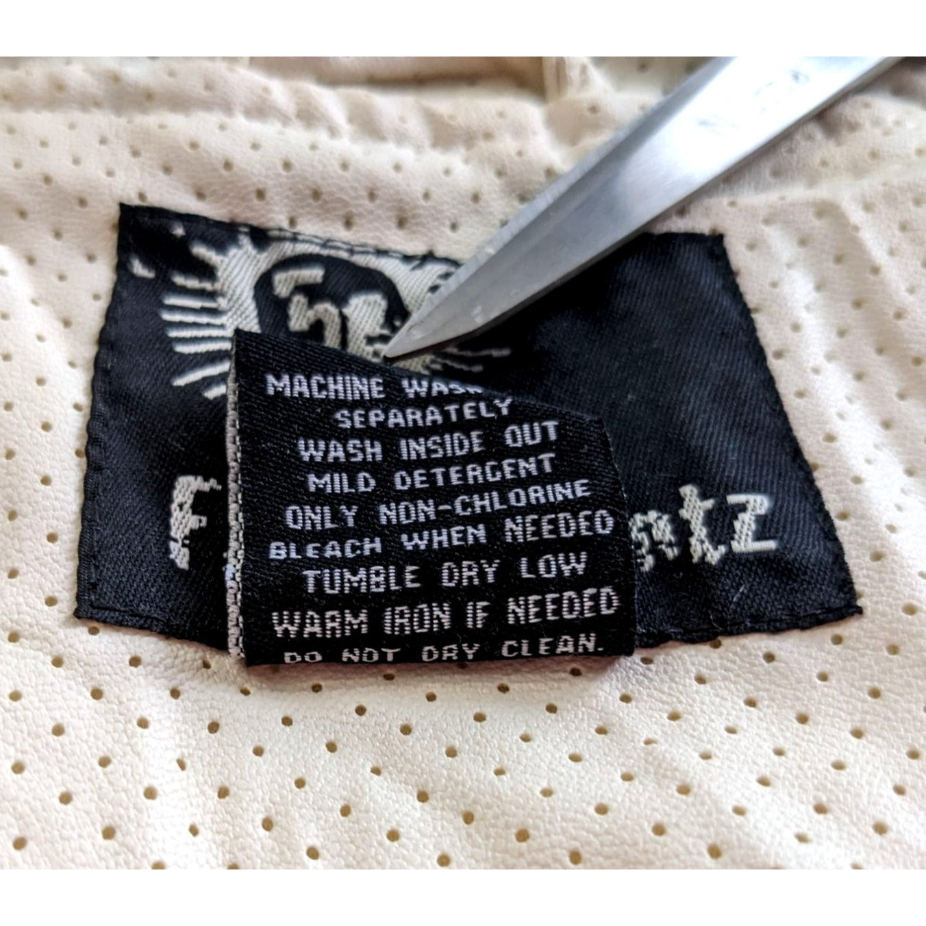 NWT Vtg Y2K FIVE ELEMENTZ Perforated FauxLeather Streetwear Jacket Mens Size 2XL