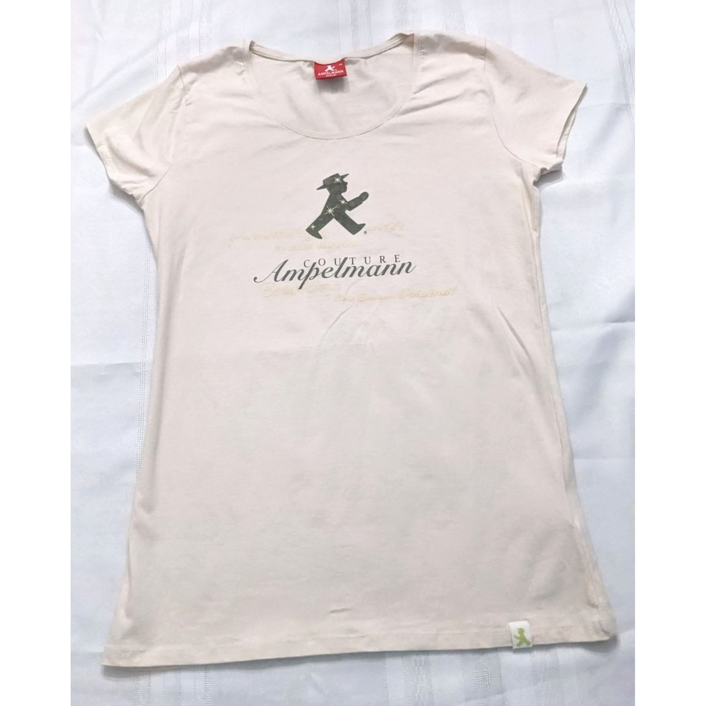 AMPELMANN Couture Soft Pink Tee Organic Cotton German Elevated Basics Size M