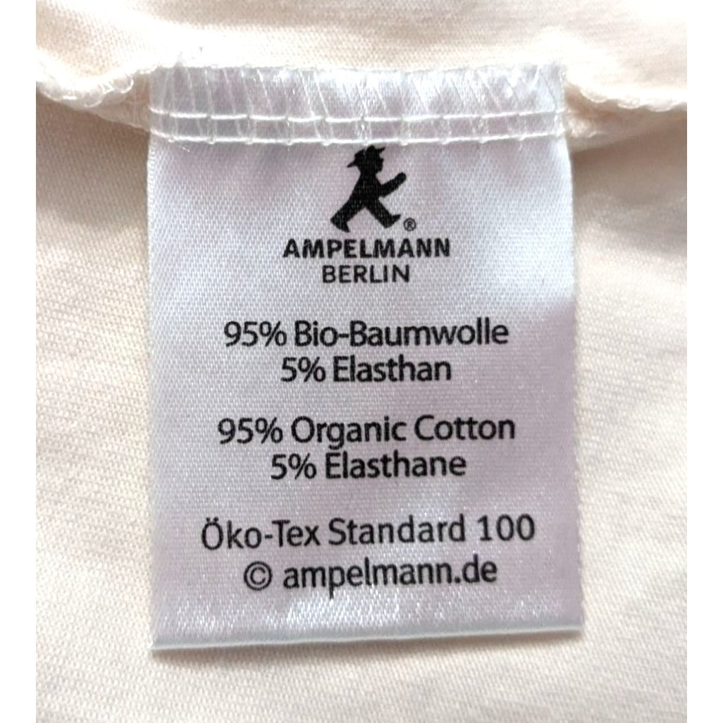 AMPELMANN Couture Soft Pink Tee Organic Cotton German Elevated Basics Size M