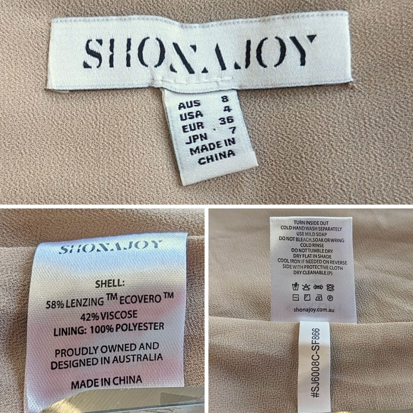 SHONA JOY La Lune Ruched Gold Ecovero Bias Cut Satin Maxi Cocktail Dress Size 4