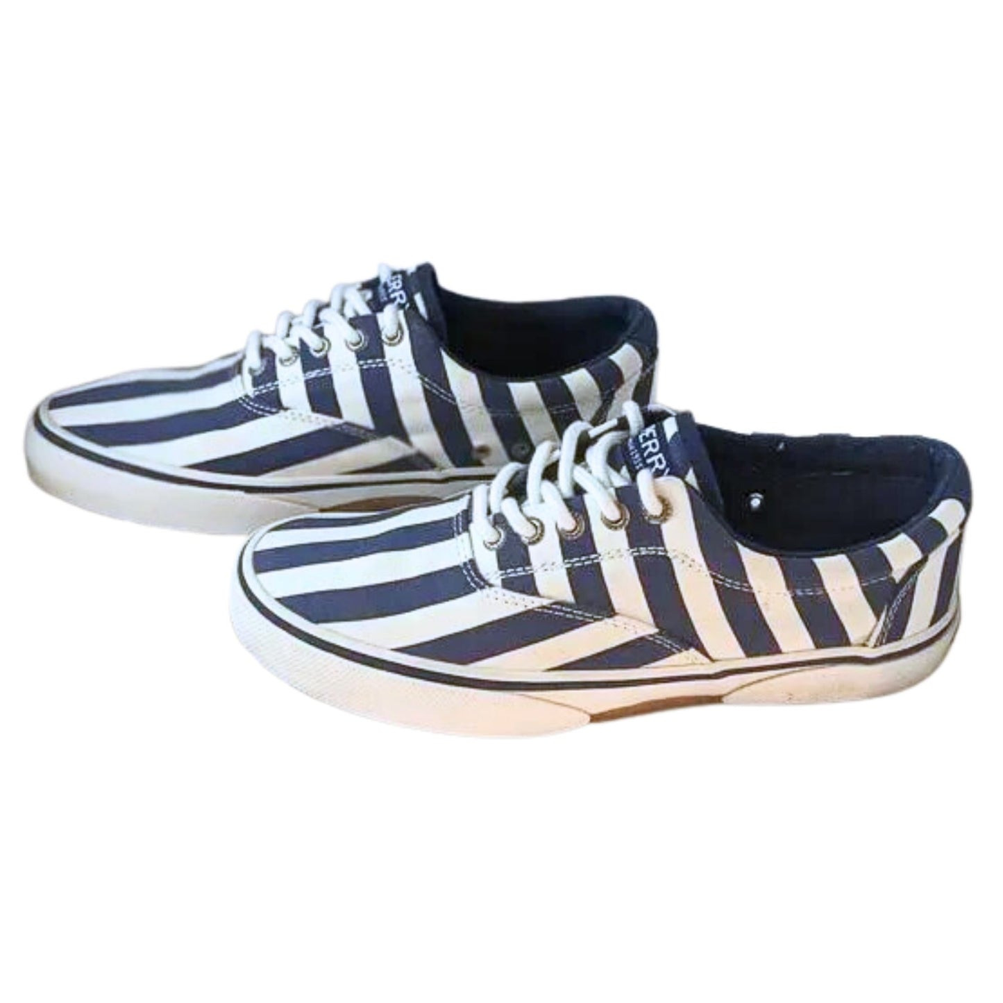 SPERRY TOP-SIDER Halyard Vintage Stripe Sneaker STS19225 Size 7.5 M