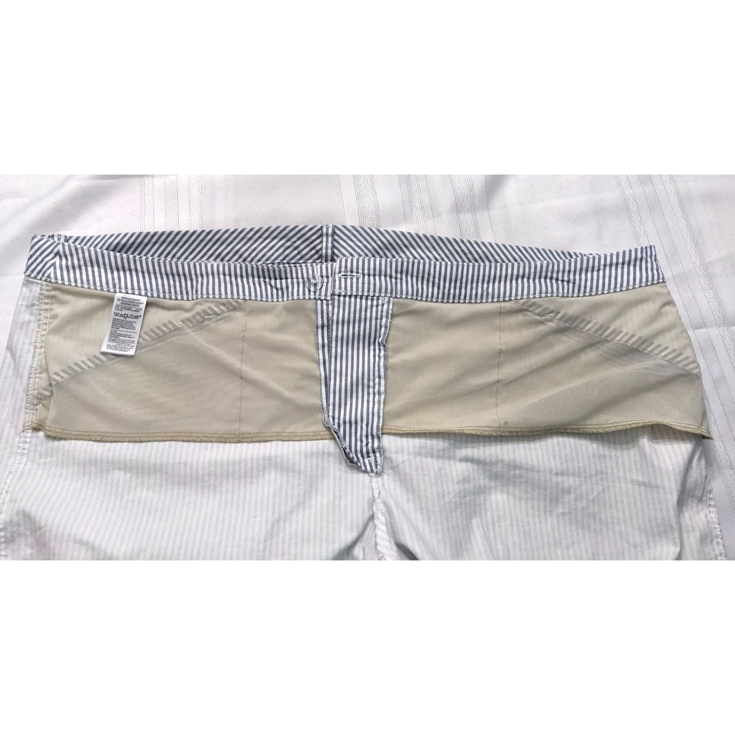 NWOT OLD NAVY Pixie Blue & White Railroad Striped Pants 97% Cotton Size 26P
