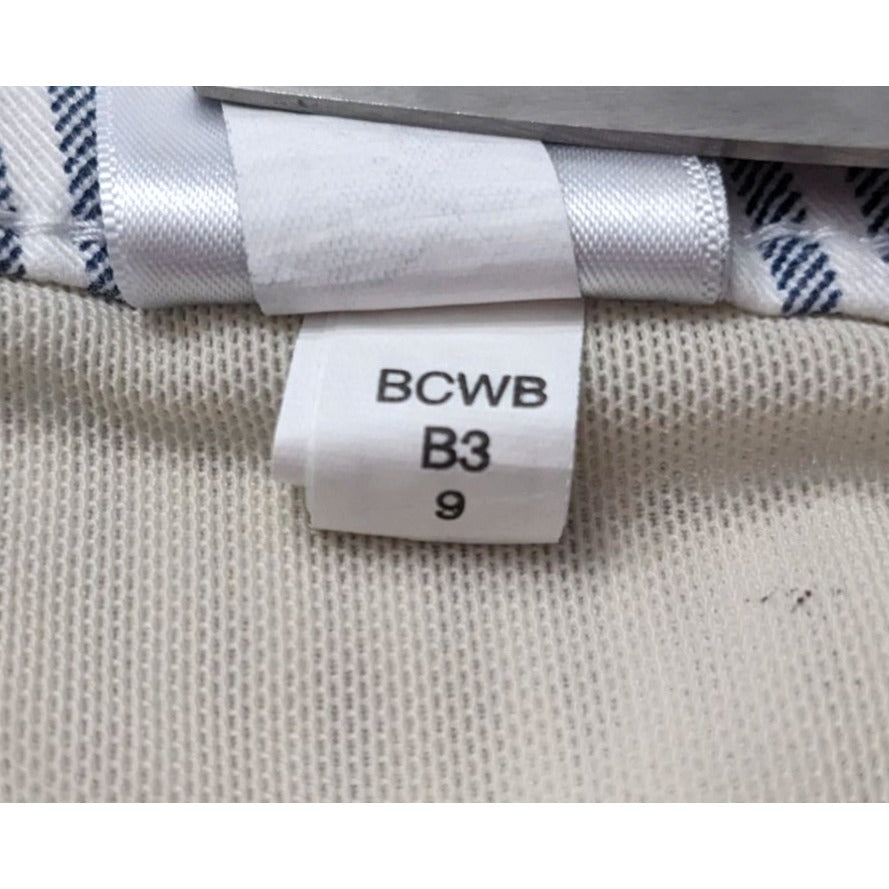 NWOT OLD NAVY Pixie Blue & White Railroad Striped Pants 97% Cotton Size 26P