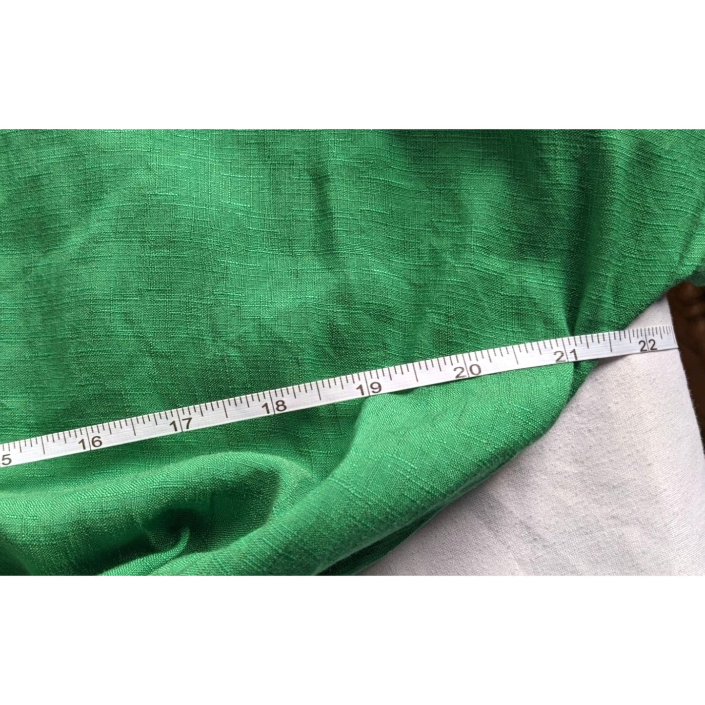 KD. BEAUTIFUL Shamrock Green Linen Blend Belt Tunic Dolman St. Patrick's Sz 3XL