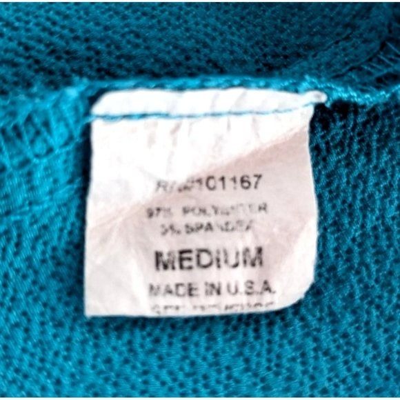 KIM & CAMI Cerulean Blue Tank Cut Out Keyhole Size M
