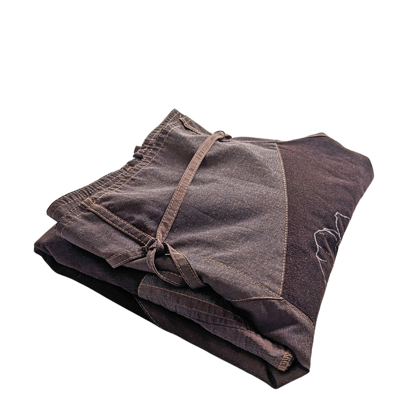 French Steampunk Vtg Y2K PLANETE INTERDITE Skirt Gladys Mixed Media Midi Size S