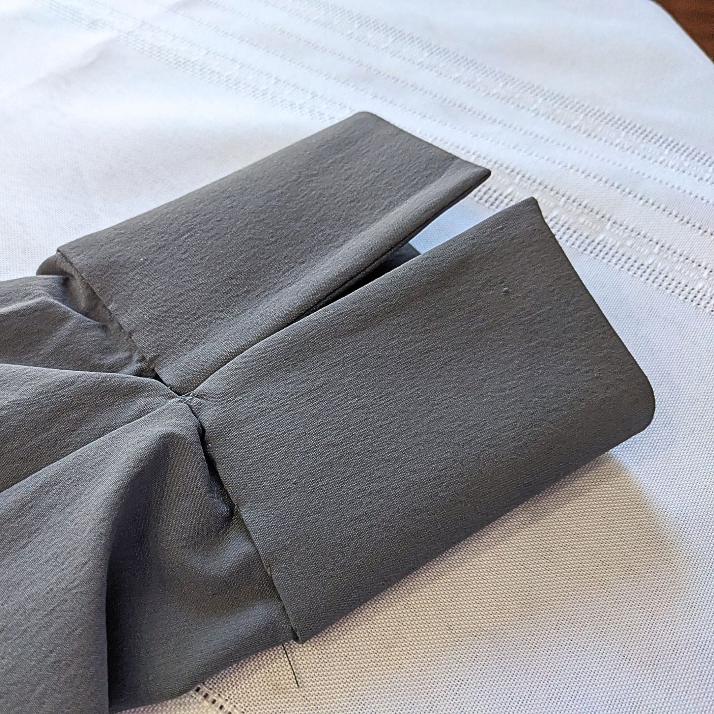 NWOT ABIGAIL LEWIS Lab Shirt Gray Minimalist Avant Garde LS Button Up Size XS/S