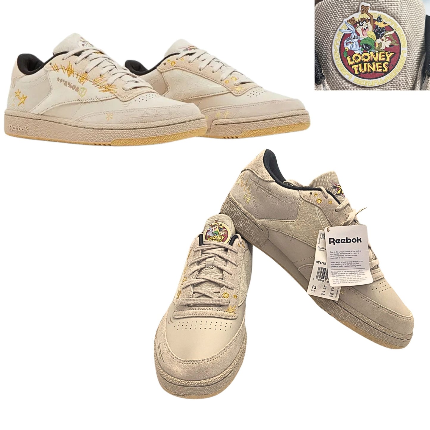 NWT REEBOK Reebok Looney Tunes x Club C 85 'Props' GY4779 Sneakers Mens Size 13