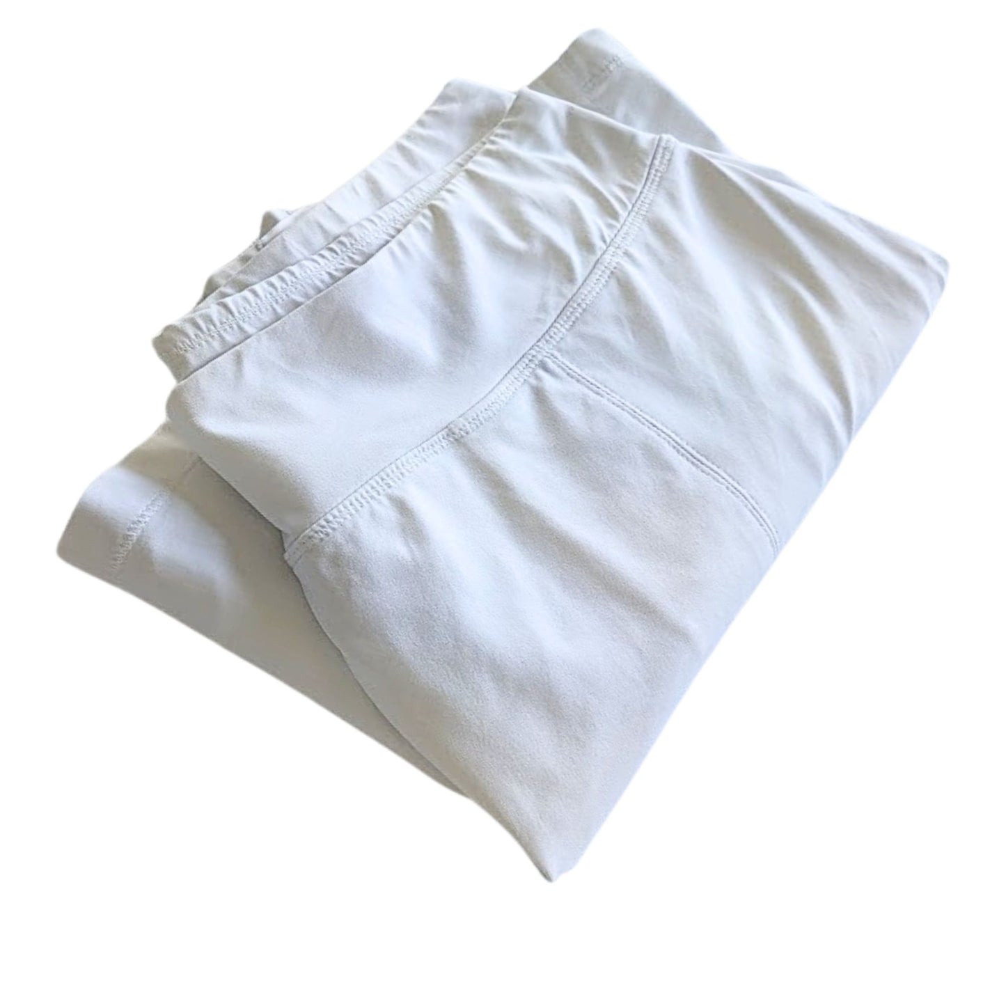 LOLE White Tennis Athletic Pleated Skirt Skort w/Pocket & Keychain Size L