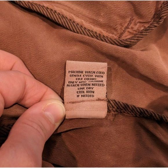 Anthropologie Rust Suede Jacket Cupro Vegan Moto