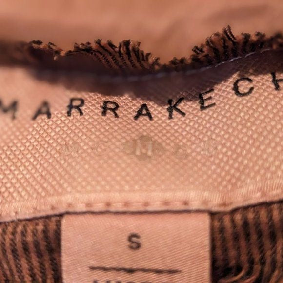 Anthropologie Rust Suede Jacket Cupro Vegan Moto