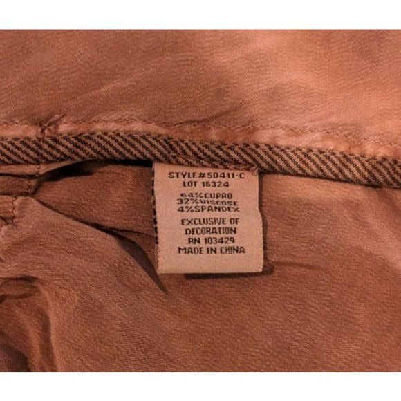 Anthropologie Rust Suede Jacket Cupro Vegan Moto