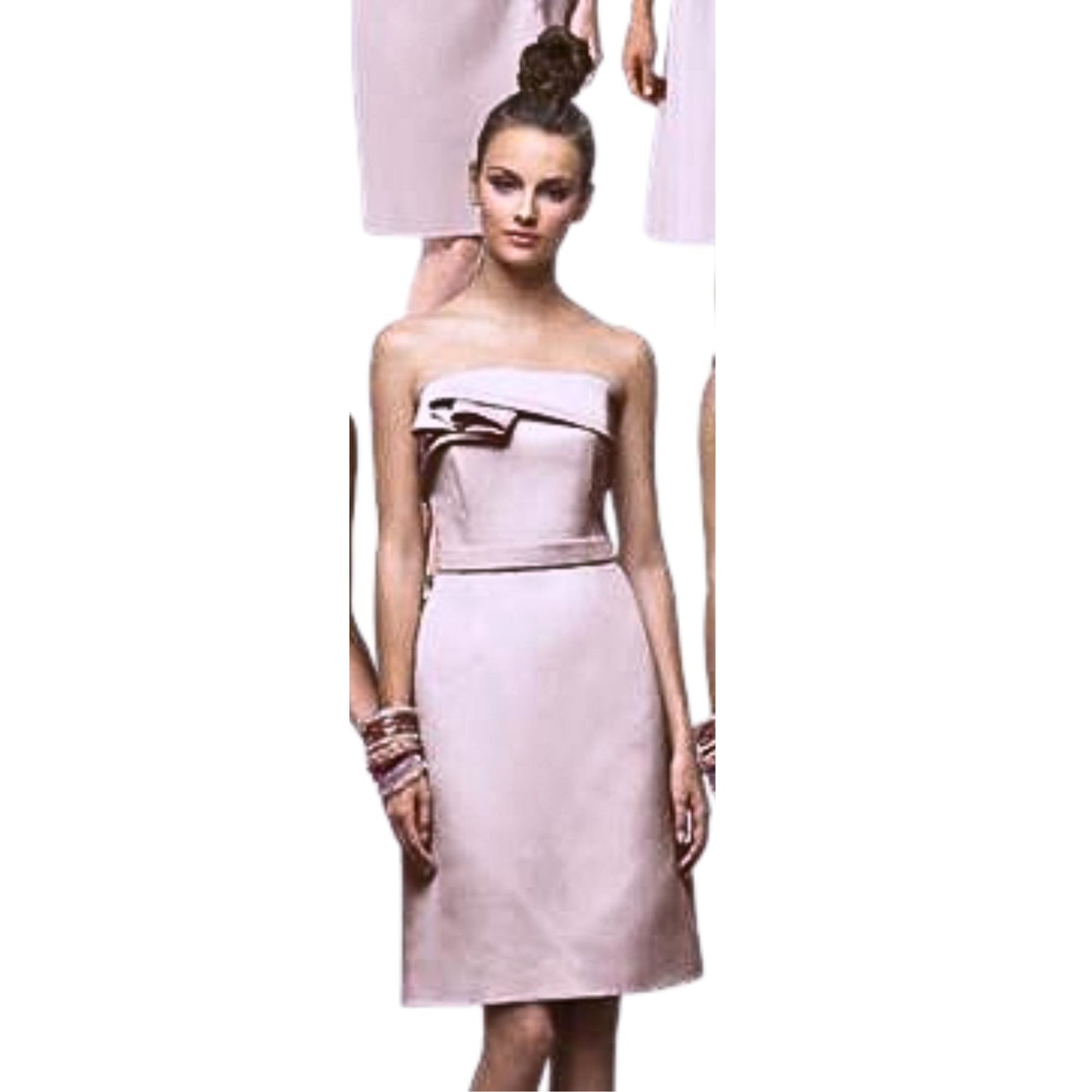 NWT Lela Rose Lavender Strapless Mini Dress LR134 Prom Bridesmaid Size 2