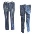 Vtg Y2K APPLE BOTTOM JEANS by Nelly Low Rise Stretch Skinny Distressed Size 9/10