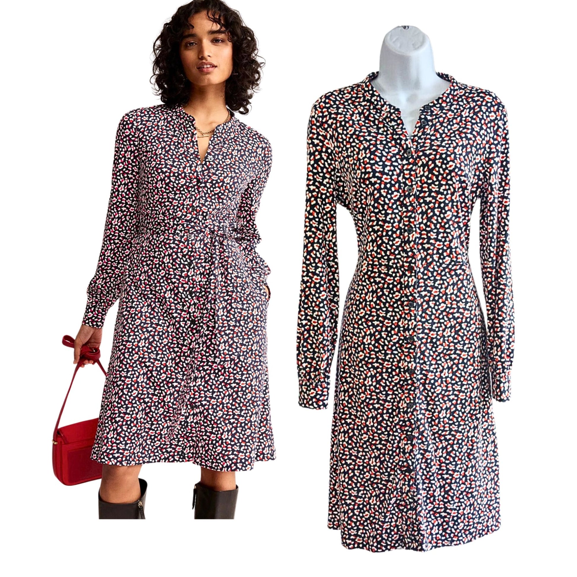 boden julia jersey shirt dress BODEN Julia Jersey Shirt Dress-Surf The Web, Diamond Terrace