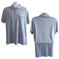 Vtg Y2K J. CREW Blue Broken-In Jersey 100% Cotton Short Sleeve Polo Mens Size L