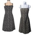 Convertible MAX MARA Pianoforte Gray Wool Sequin Hatch Tweed Mini Dress Size 2