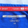 TOMMY HILFIGER SPORT Blue Graphic Streetwear Long Sleeve Tee Size 3X