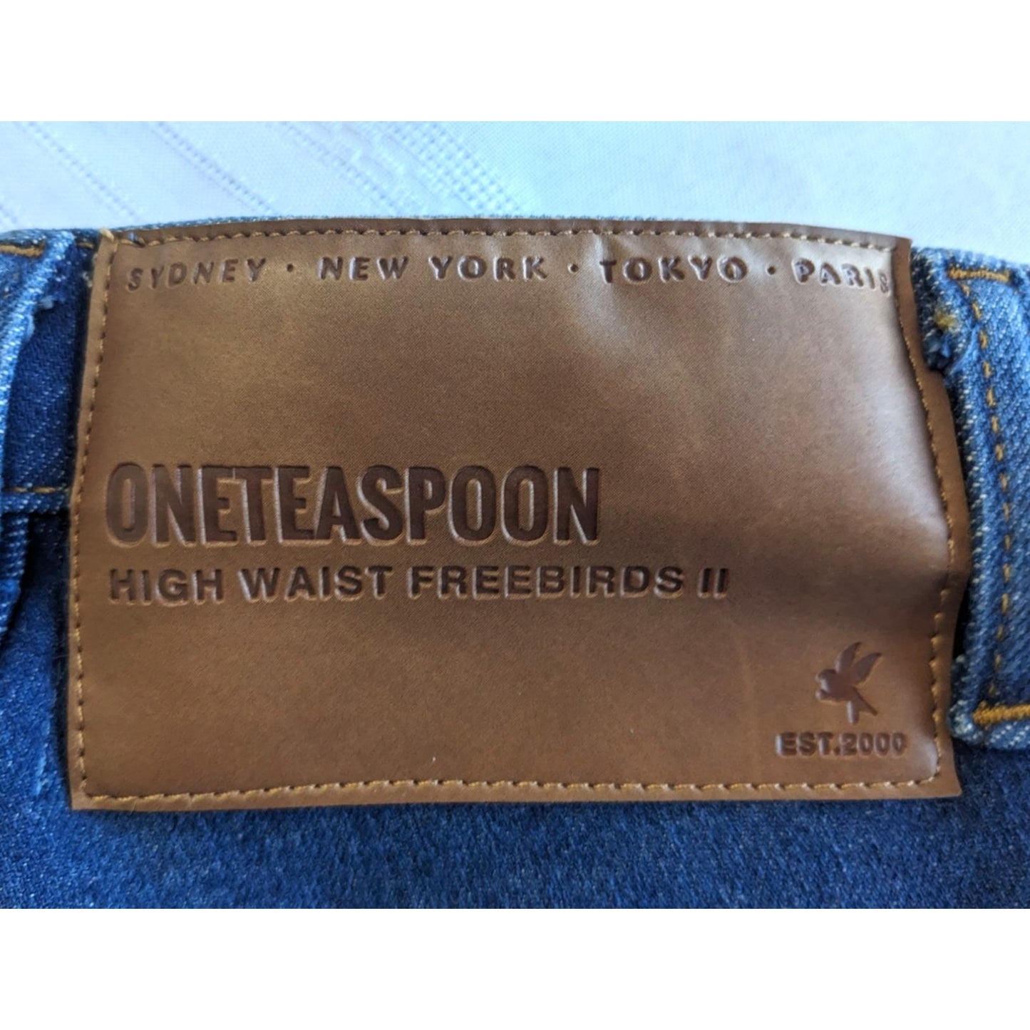 Rare NWT ONETEASPOON Cuff Button Freebirds II High Waist Skinny Jeans Size 23