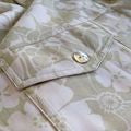 Vintage PINEAPPLE MOON Sage Green 100% Silk Hawaiian Button-Down Shirt Size XL