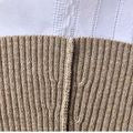 NANUSHKA Anaira Beige 97% Melange Wool Cut Out Fishtail Knit Sweater Dress Sz L