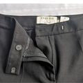 NWT Anthropologie EXQUISE Black *Lined* High Rise Sleek Flare Trouser Pants Sz M