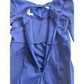 NWOT UNIQUE VINTAGE Navy Blue Wiggle Dress 1/2 Sleeves Cutout Back Size L