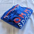 TOMMY HILFIGER SPORT Blue Graphic Streetwear Long Sleeve Tee Size 3X