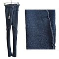 Rare NWT High Fashion InAisce Men's Black Tar Leg Encasing Leggings Size 1 (XS)